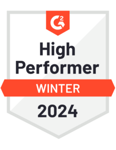 G2 Badge - High Performer Winter - 2024