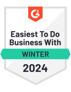 G2 Badget - Easiest to do business with - Winter 2024