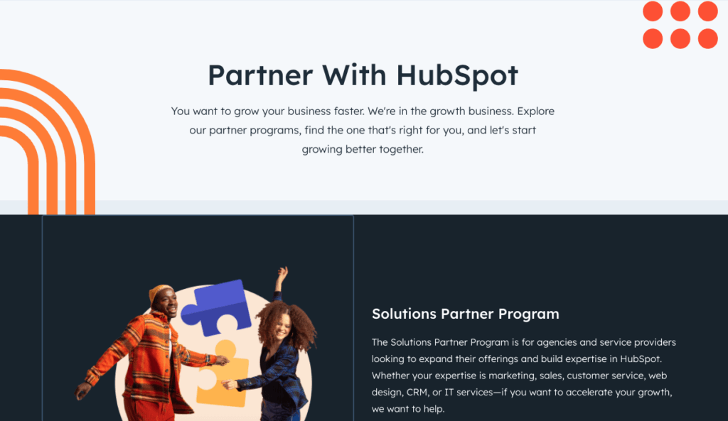 Hubspot's reciprocal referral program