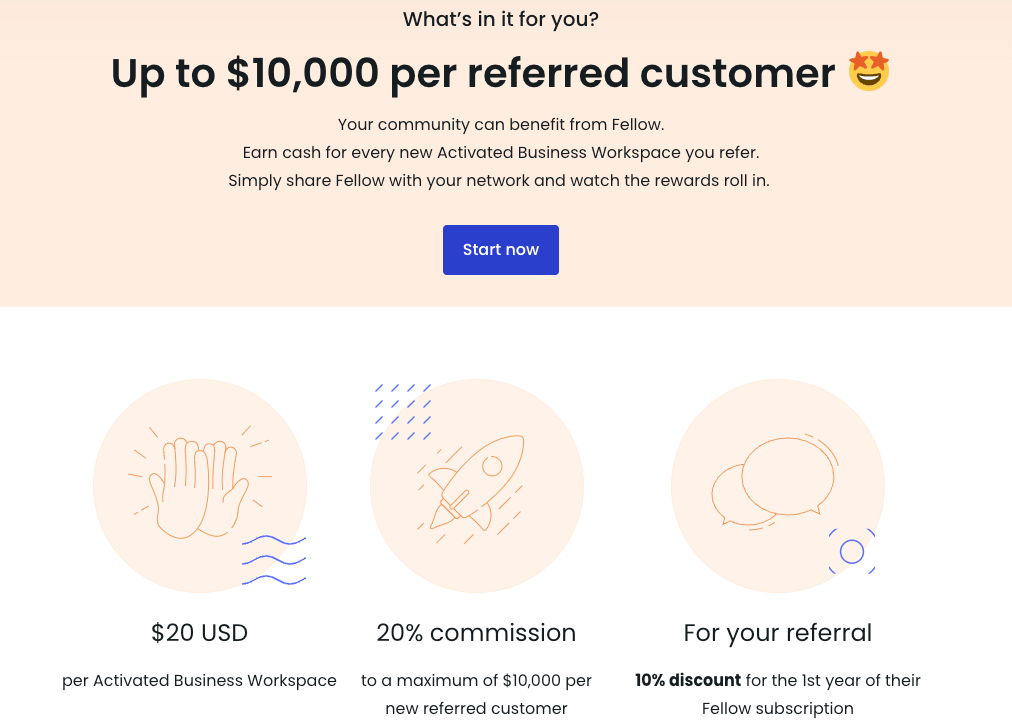 Fellow's referral program