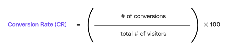 formula for conversion rate