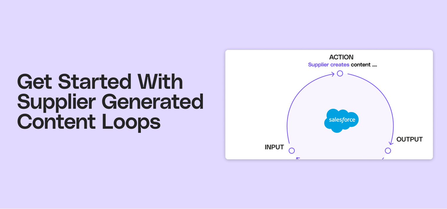 Hero image - Supplier Generated Content Loops