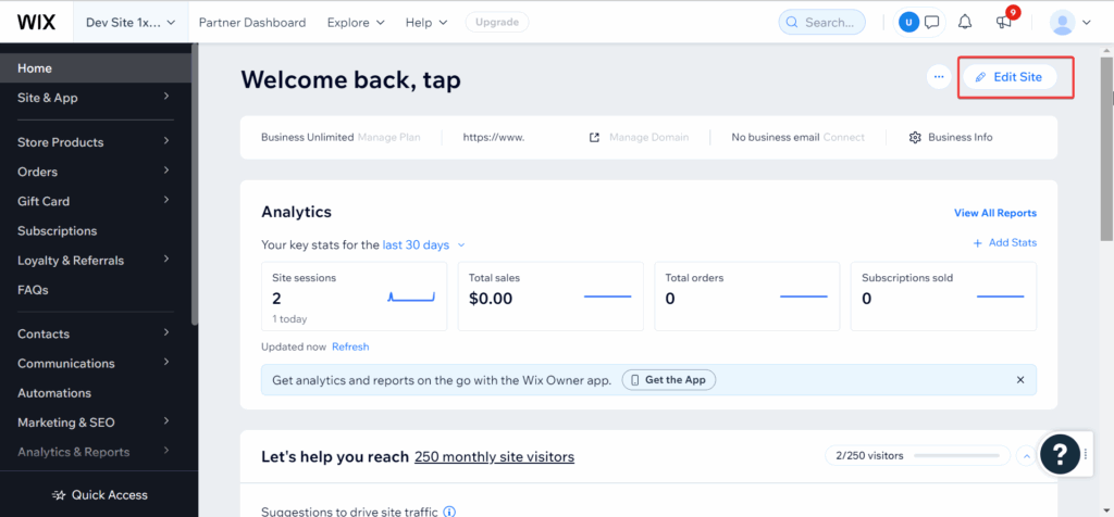 Tapfiliate Portal Screenshot