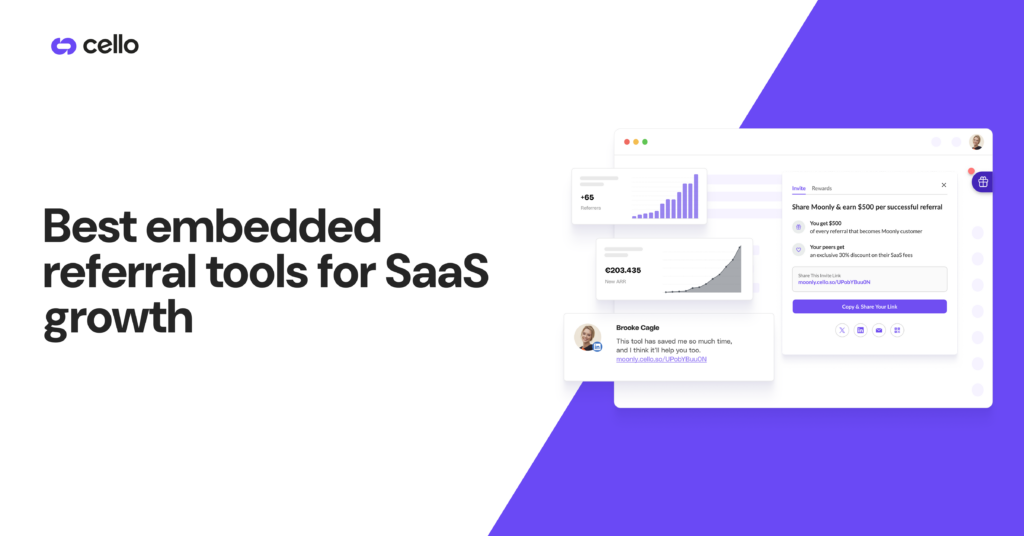 Best embedded referral tools for SaaS growth in July 2026