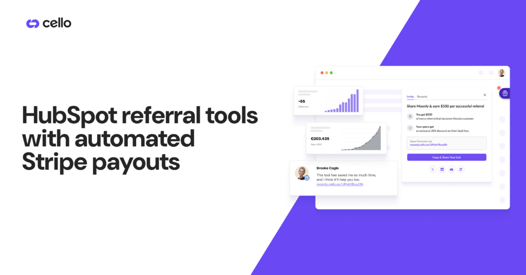 HubSpot referral tools with automated Stripe payouts (August 2026)