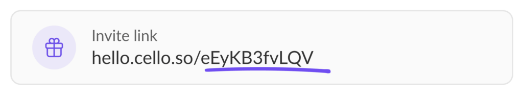 Image showing a referral tracking code