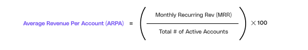 Image showing the ARPA Formula